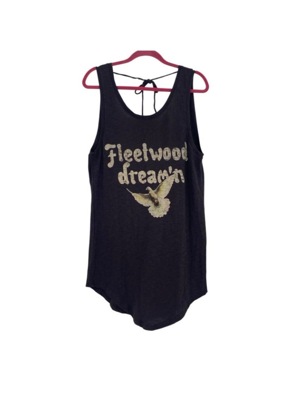 Spell & The Gypsy Size M Fleetwod Dreamin Graphic Shirt Dress Cutout Back